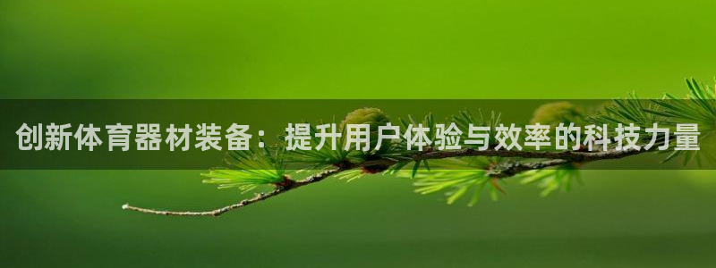 尊龙人生就是博旧版现金娱乐一下：创新体育器材装备：提升用户体