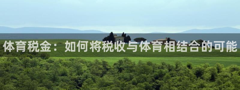 尊龙手机版下载：体育税金：如何将税收与体育相结合的可能